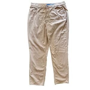 Vintage Escada Sport Tan Italian Cotton Blend Pants Jeans Casual Quiet Luxury
